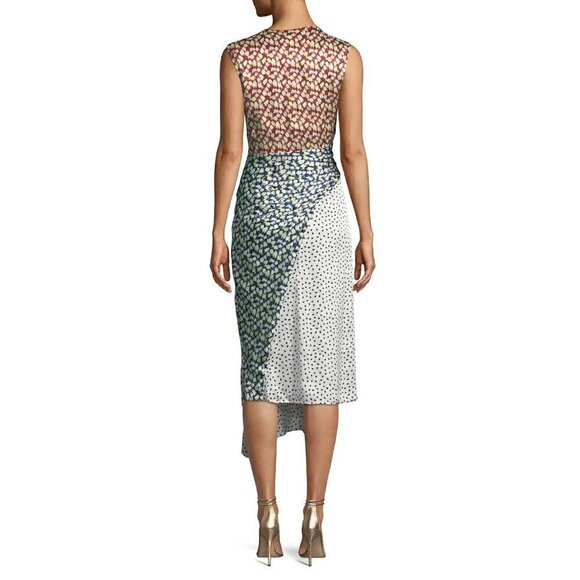 Jason Wu Crinkle Silk Sleeveless Knot Dress Spring Summer 2018 Women's 4 Small - Picture 4 of 13